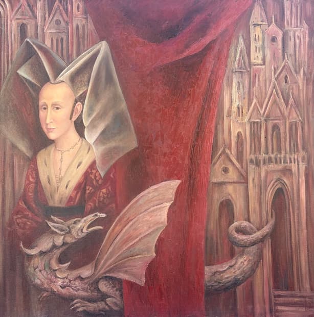Oil on canvas, 100×100cm, Gagliardi Gallery catalogue no. 808