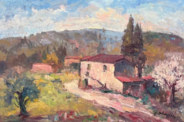 Oil on board, 92×61cm, Gagliardi Gallery catalogue no. 831