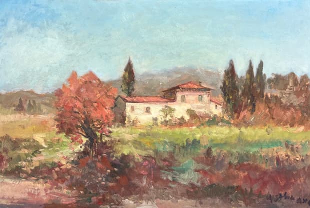 Oil on board, 92×61cm, Gagliardi Gallery catalogue no. 832