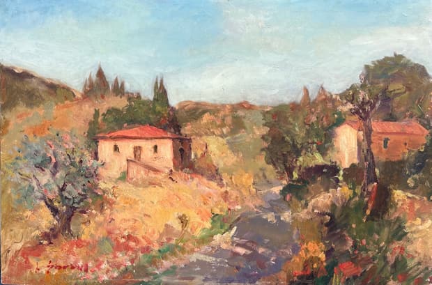 Oil on board, 92×61cm, Gagliardi Gallery catalogue no. 834
