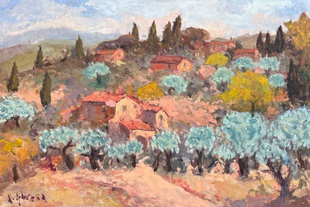 Oil on board, 76×62cm, Gagliardi Gallery catalogue no. 843