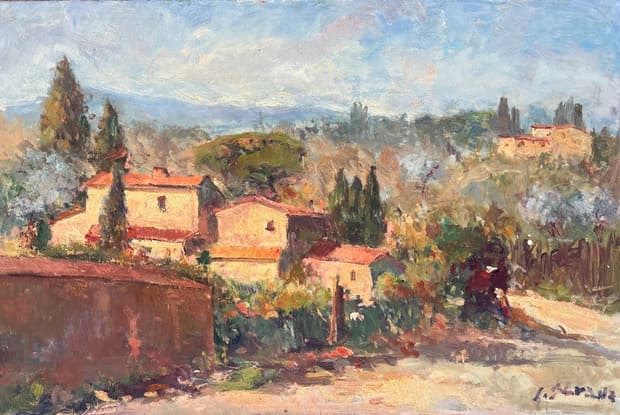 Oil on board, 92×62cm, Gagliardi Gallery catalogue no. 844