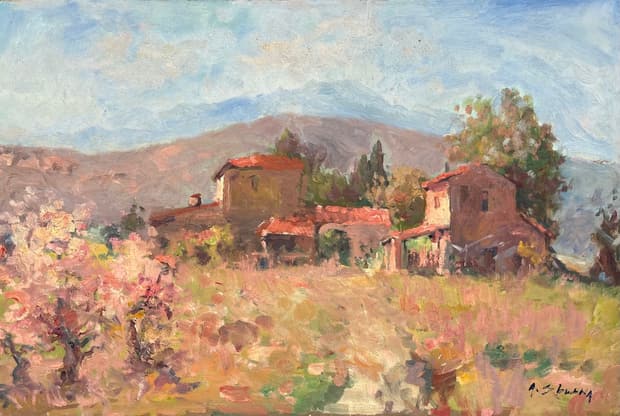 Oil on board, 92×62cm, Gagliardi Gallery catalogue no. 846