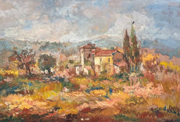 Oil on board, 92×62cm, Gagliardi Gallery catalogue no. 848