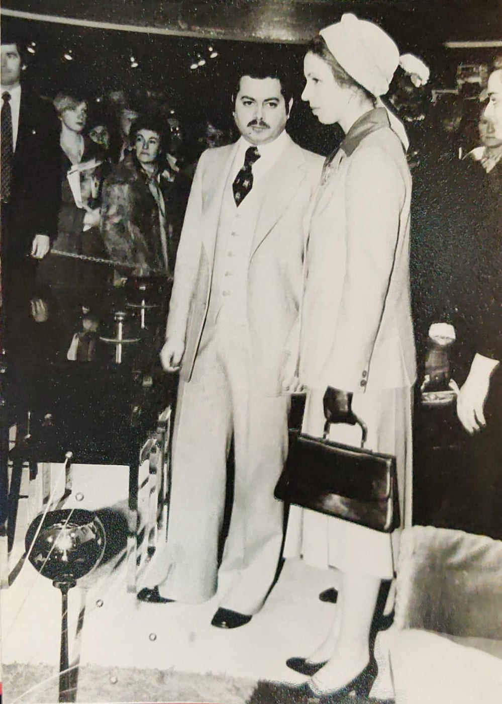 HRH Princess Anne with Roberto Gagliardi